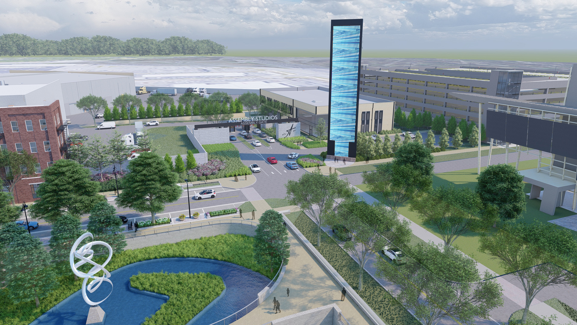  Iconic Tower will display digital content produced at Assembly Studios 