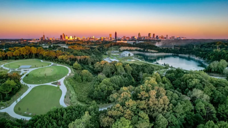 HGOR collaborated with the City of Atlanta to transform a former quarry into a large-scale civic park that serves both community and critical infrastructure needs. Through comprehensive master planning, community engagement, and phased implementation, the design balances accessibility, programming flexibility, and environmental performance. The result is a resilient public landscape that supports recreation, strengthens neighborhoods, and delivers long-term value as both a civic asset and essential water resource.