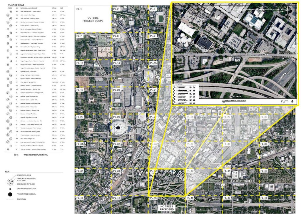 Downtown Atlanta Urban Tree Planting Plan