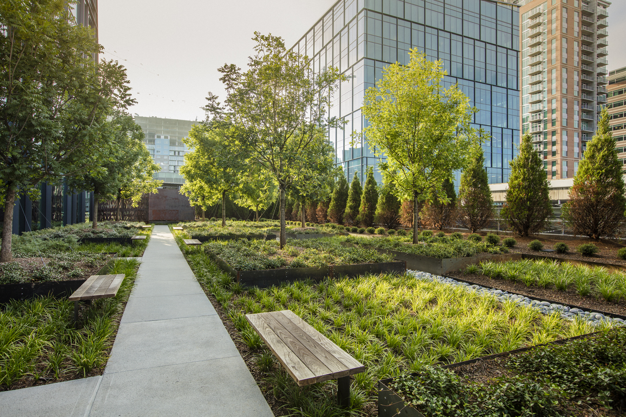 Landscaping at NCR headquarters