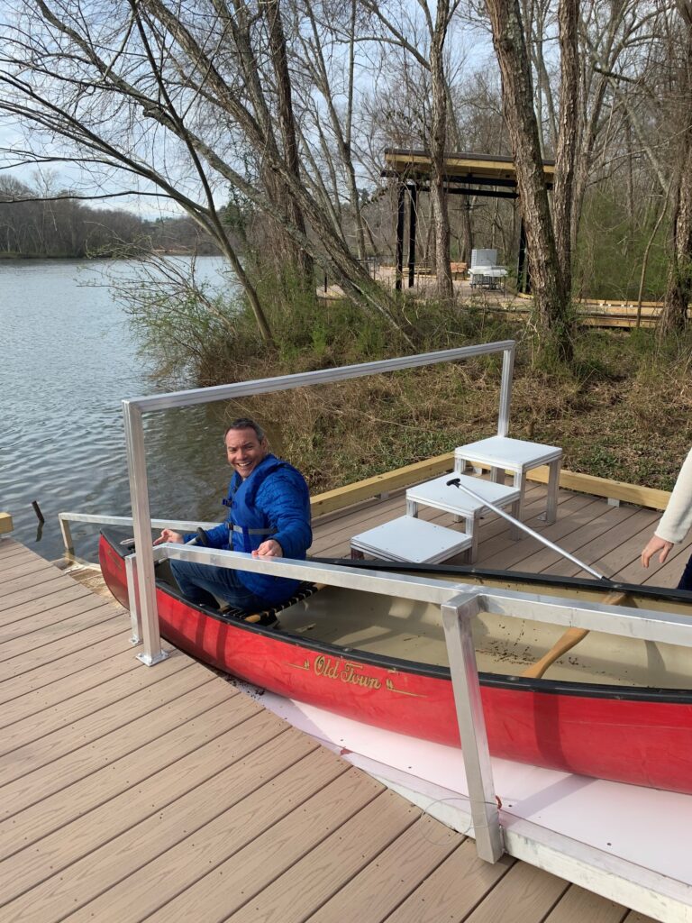 Canoe launch at Chattahoochee Nature Center