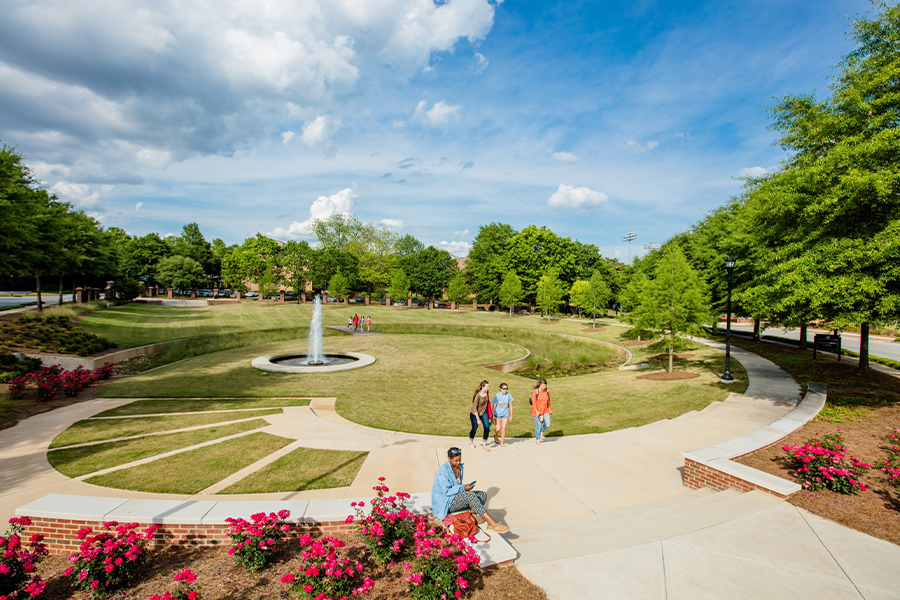 Mercer University Diane Owens Stormwater Garden