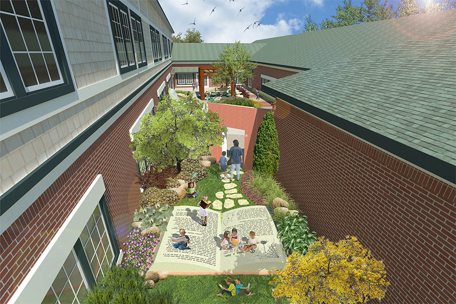 Wesleyan School Reading Garden