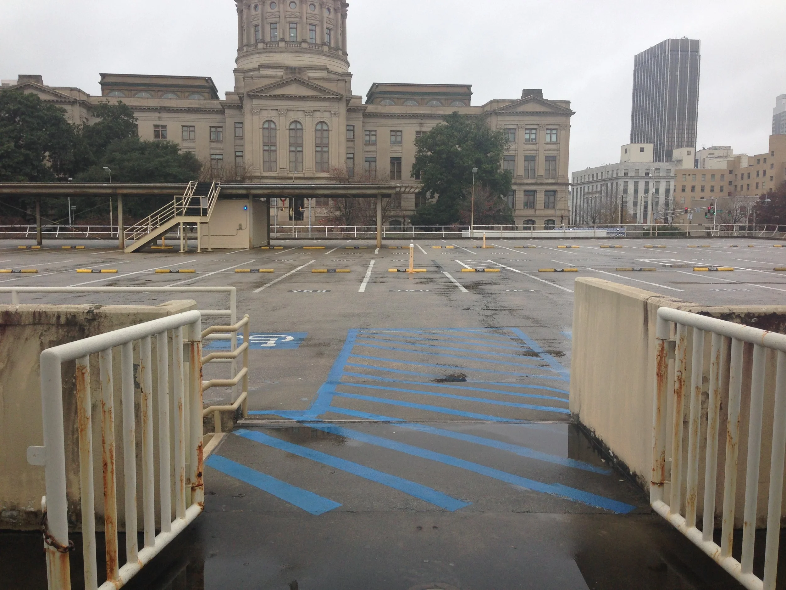   Liberty Plaza (Atlanta, GA) –  Parking lot demolition provided concrete that was crushed and repurposed as fill material for the newly formed Liberty Plaza 