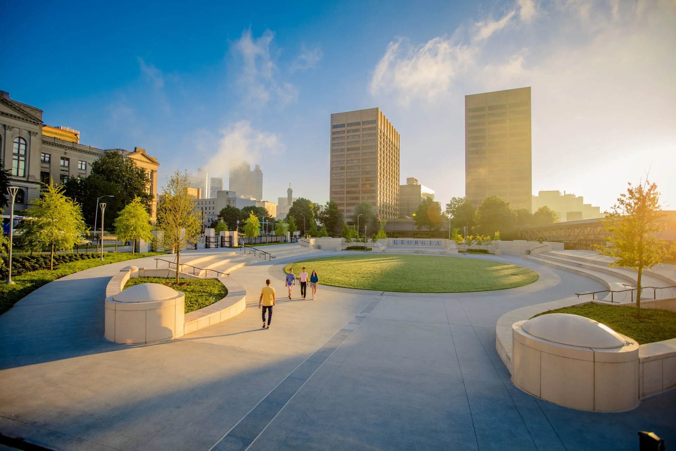  The design of the park plaza established an area now known for freedom 