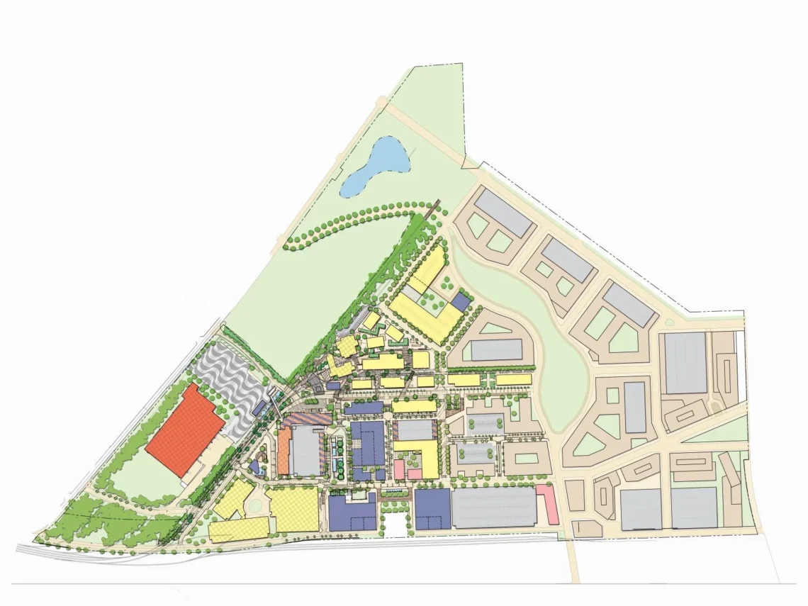 blueprint drawing of The Assembly