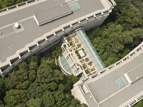 UPS Headquarters aerial view