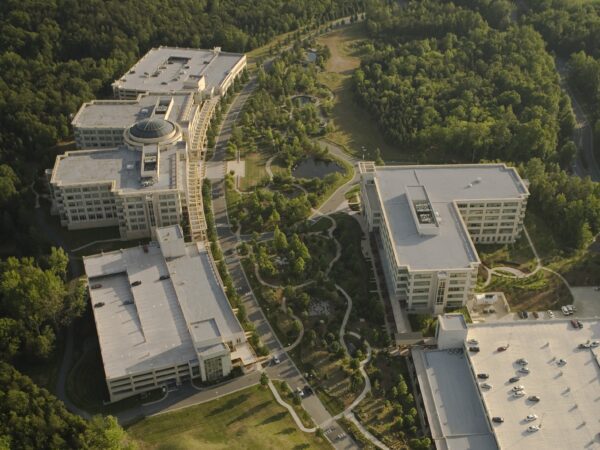 TIAA CREF development aerial view