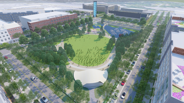   Assembly Atlanta,  Atlanta, GA   Themed architecture built to portray the iconic New Orleans’ French Quarter – in construction! 