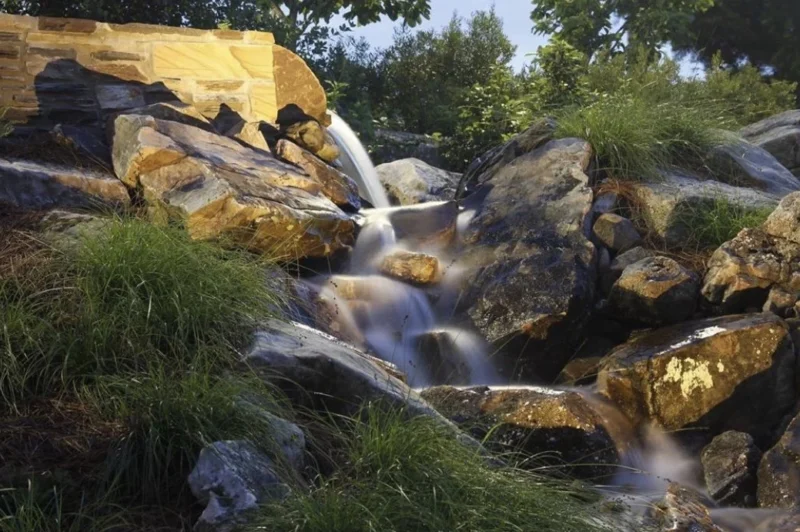 Courtyard Waterfall Dedicated at NGMC Braselton