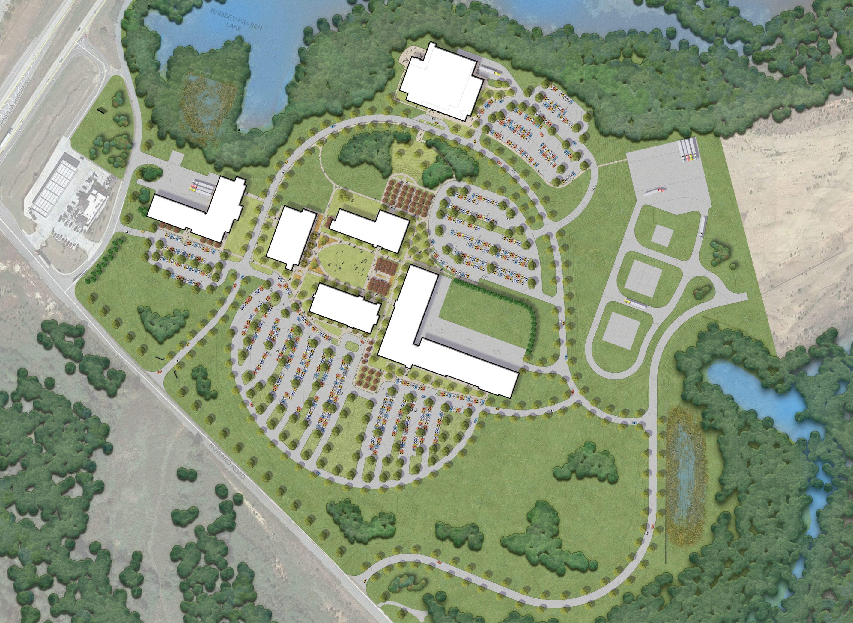 Lanier Technical College master plan scaled