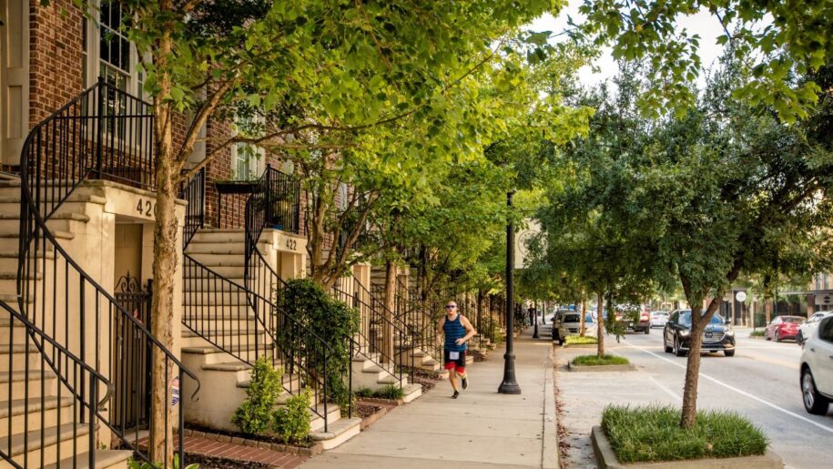 streetscape within Glenwood Park neighborhood